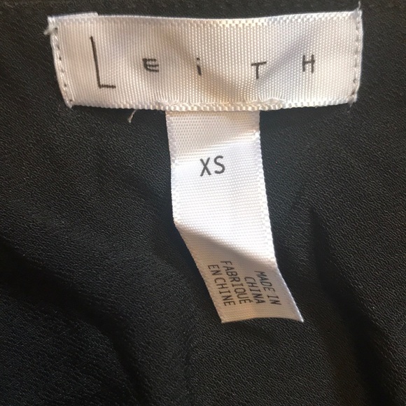 Nordstrom Leith Black Peplum tank - Picture 6 of 7